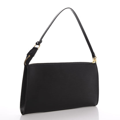 Louis Vuitton Epi Pochette Accessories 24 Black 3 of 7