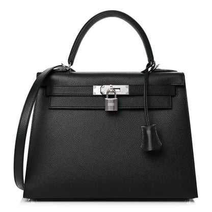 Hermes Epsom Kelly Sellier 28 Black 1 of 10