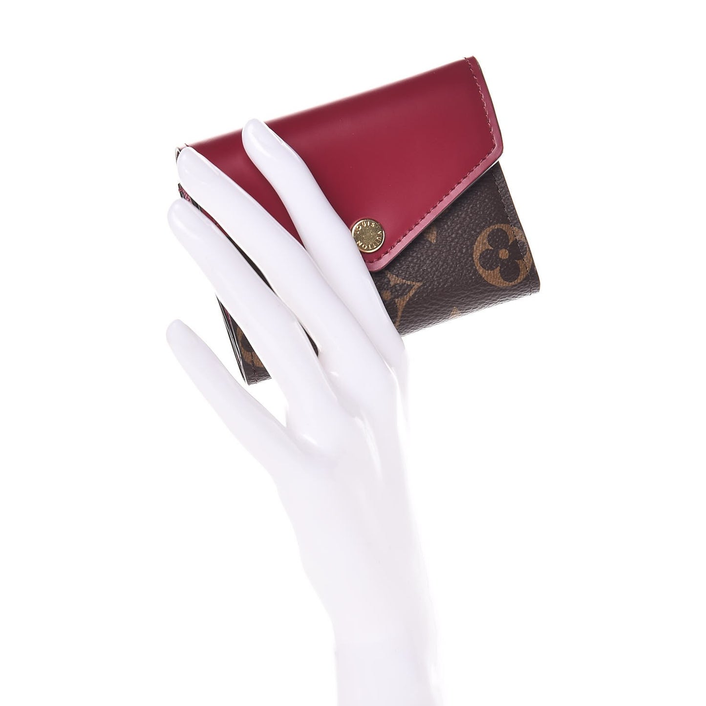 Monogram Zoe Wallet Fuchsia