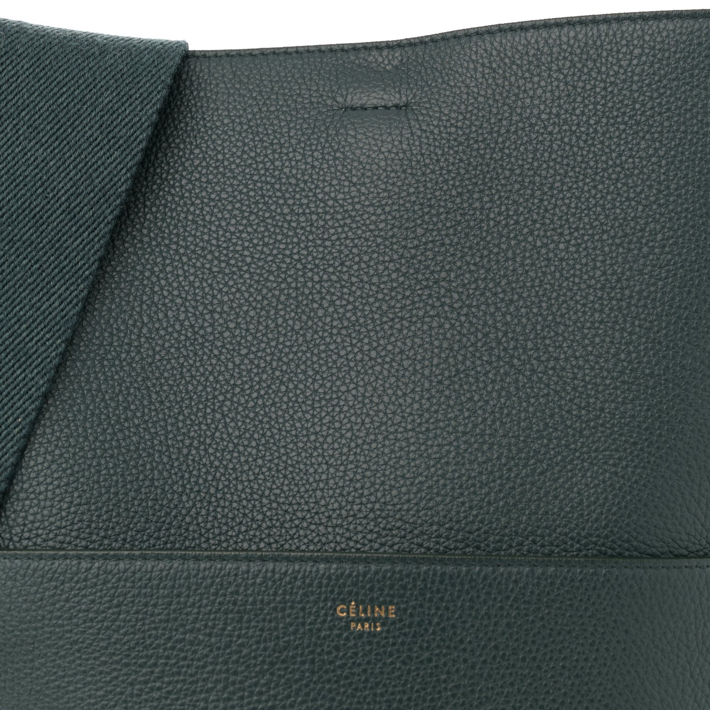 Soft Grained Calfskin Sangle Bucket Bag Amazone