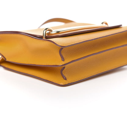 Hermes Evercolor Mini Sac Roulis Jaune Ambre 8 of 10