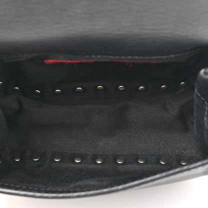 Valentino Garavani Calfskin Rockstud Belt Bag Black 5 of 13