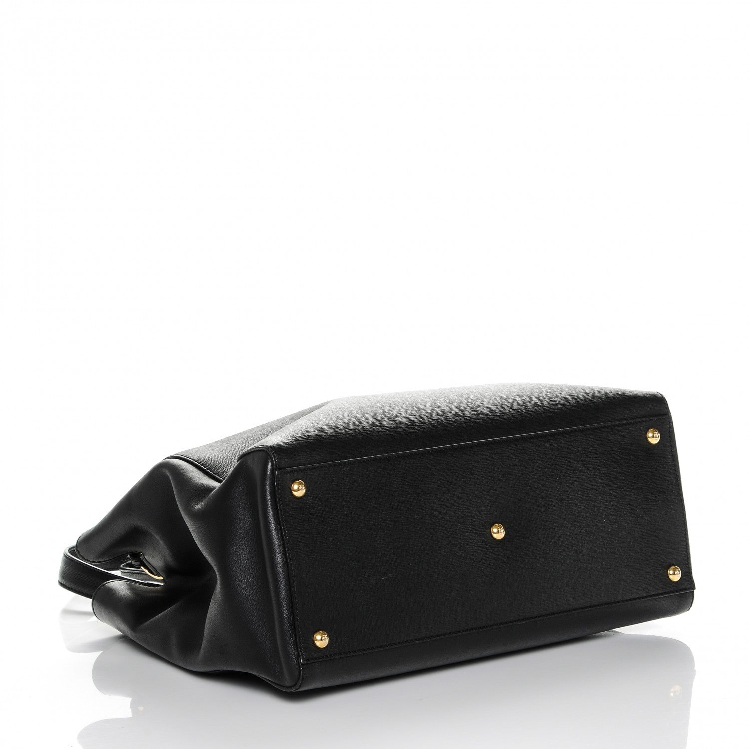 Fendi Vitello Elite Medium 2Jours Tote Black 4 of 6