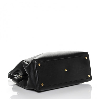 Fendi Vitello Elite Medium 2Jours Tote Black 4 of 6