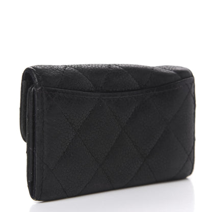 Chanel Caviar Quilted 6 Key Holder Black 2 of 12