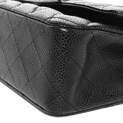 Chanel Caviar Quilted Medium Double Flap Black 10 of 10