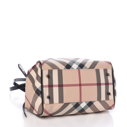 Burberry Nova Check Small Canterbury Tote Black 4 of 9