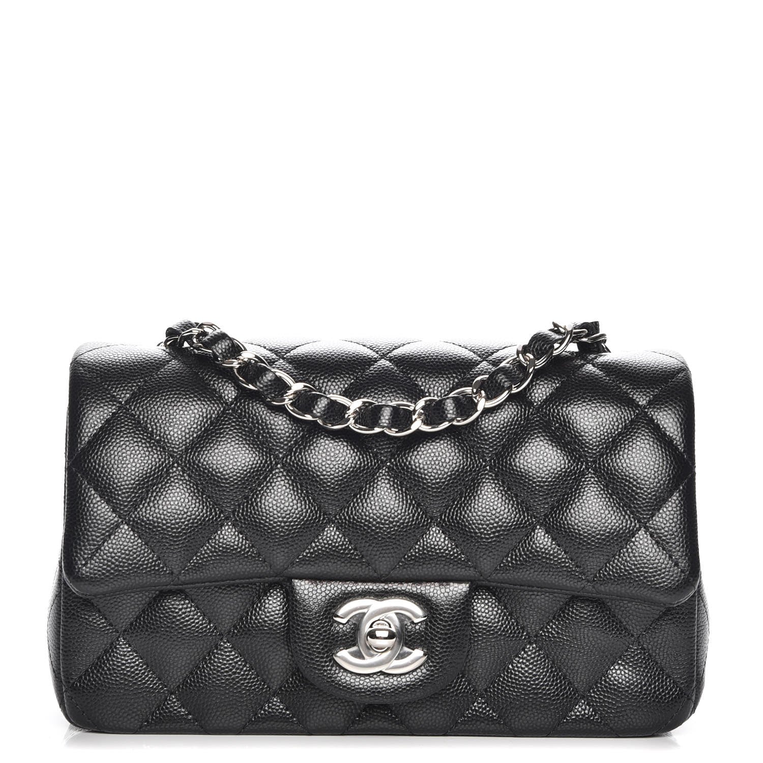 Chanel Caviar Quilted Mini Rectangular Flap Black 1 of 8