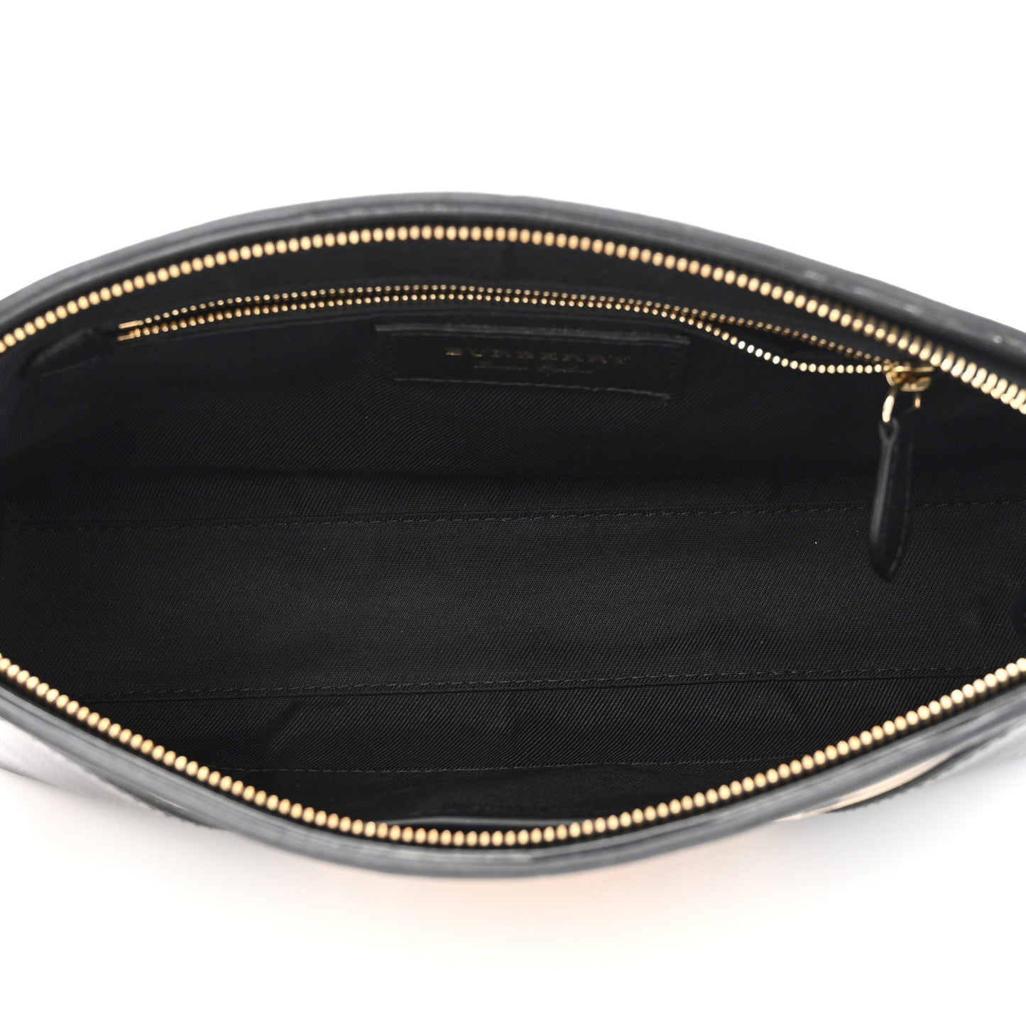 Horseferry Check Small Chichester Crossbody Clutch Bag Black