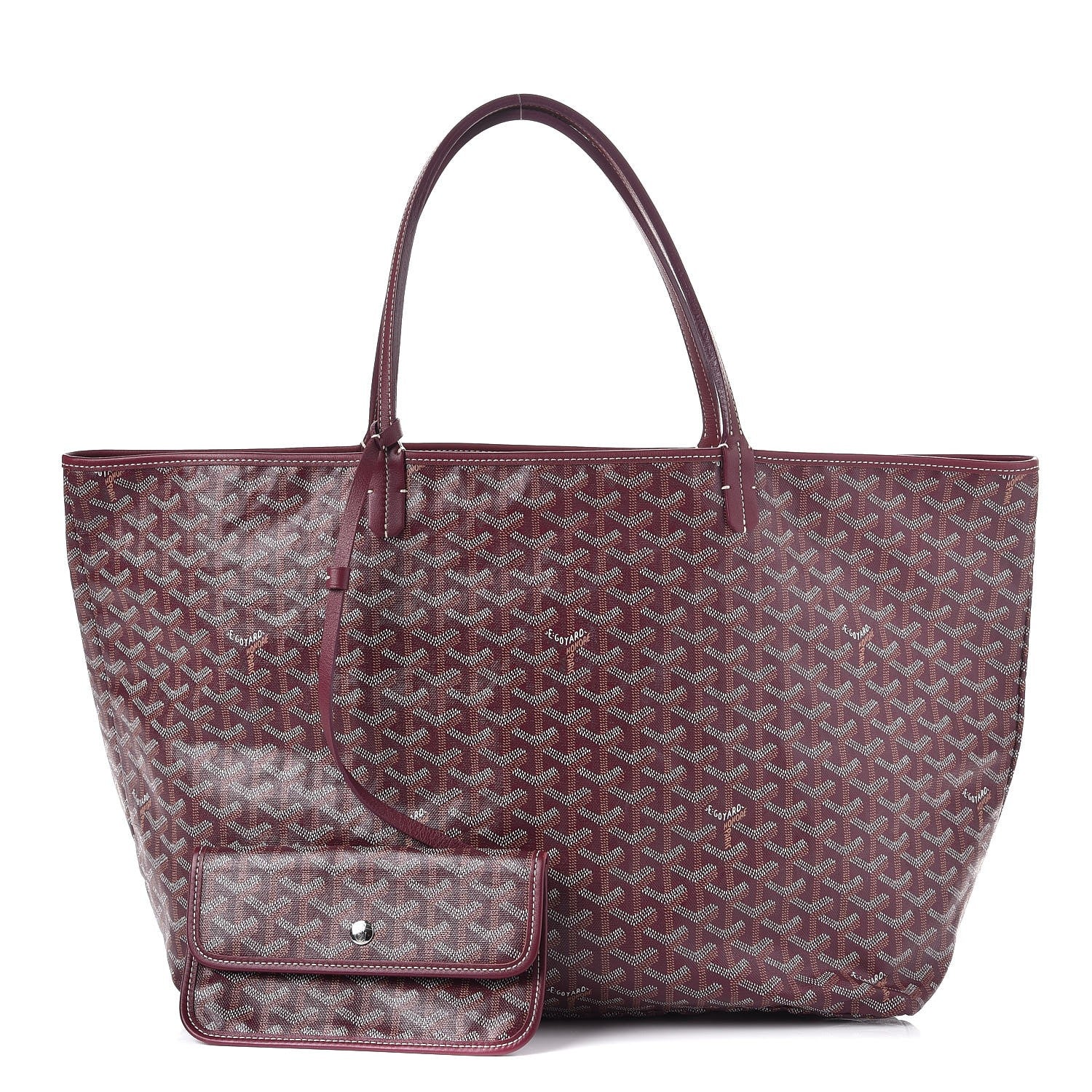 Goyard Goyardine Saint Louis GM Burgundy 1 of 9
