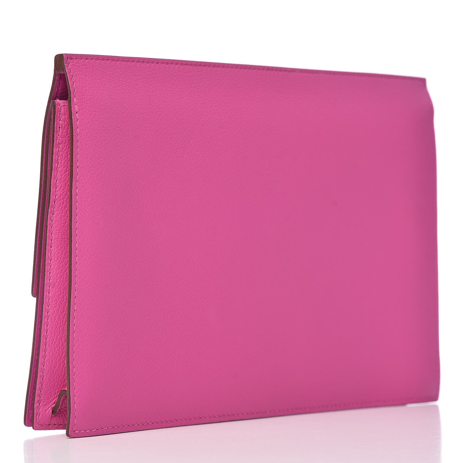 Hermes Evercolor Evergrain Multiplis Clutch Magnolia Havane 3 of 10
