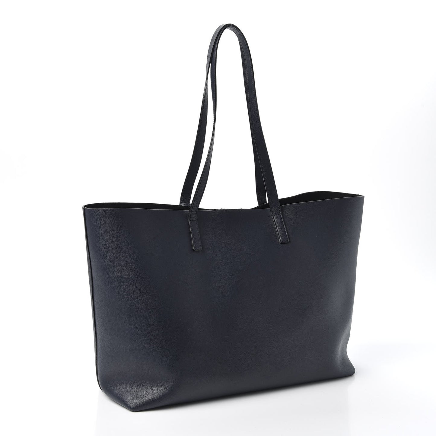 Calfskin Large Shopping Tote Deep Marine