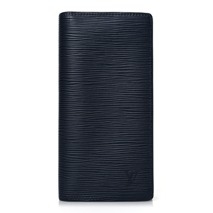 Louis Vuitton Epi Brazza Wallet Navy 1 of 6