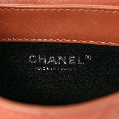 Chanel Calfskin Quilted Small Prestige Top Handle Flap Pink 6 of 13