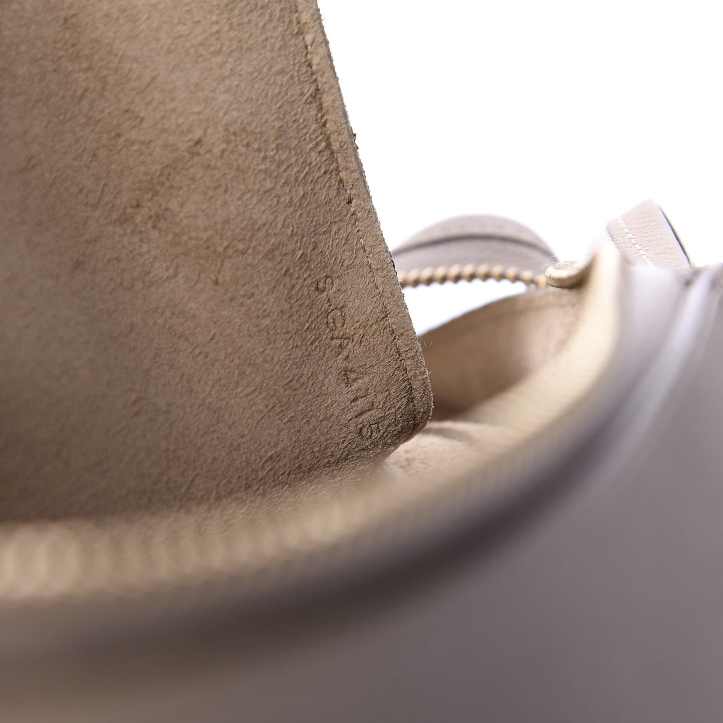 Grained Calfskin Mini Belt Bag Light Taupe