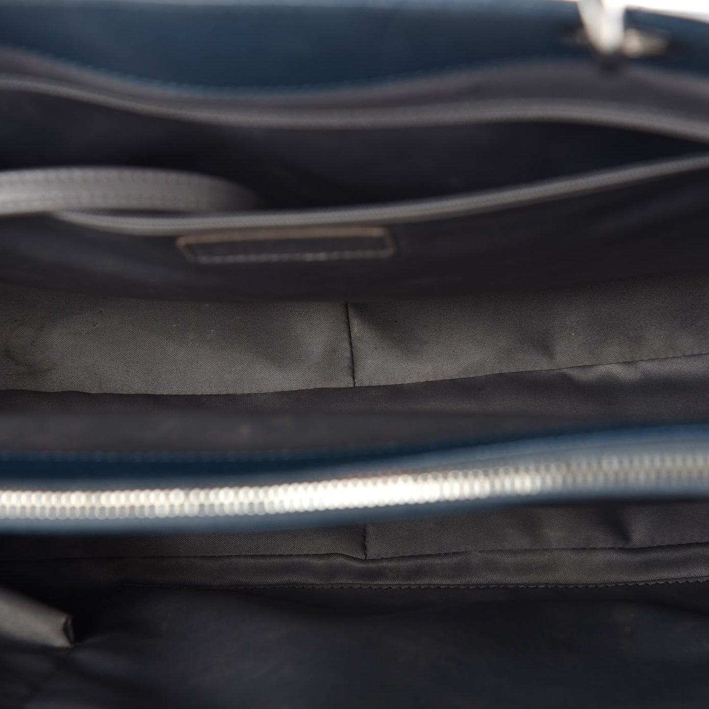 Caviar Quilted XL Grand Shopping Tote GST Navy Blue