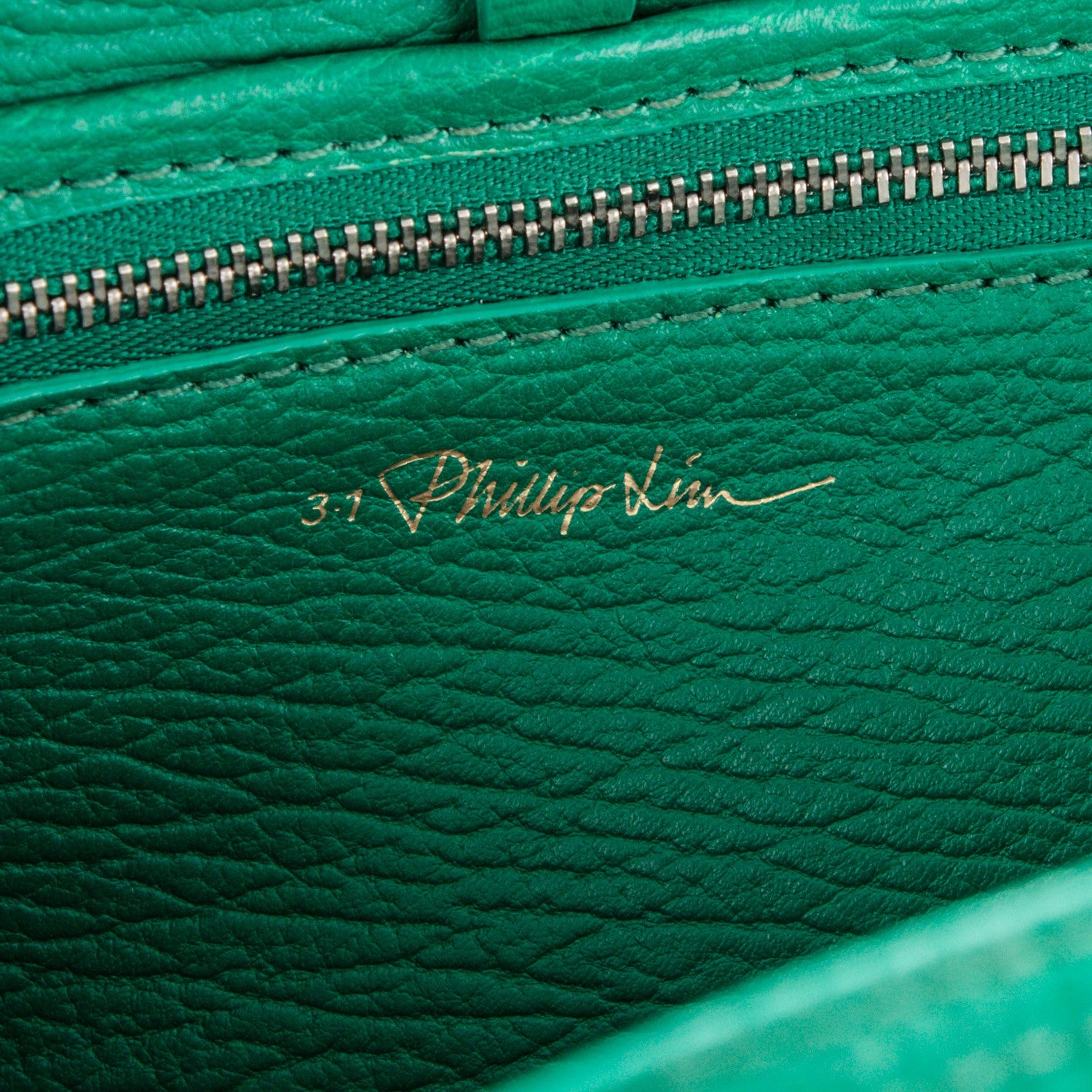 3.1 Phillip Lim 3.1 Textured Calfskin Mini Pashli Satchel Emerald 6 of 6