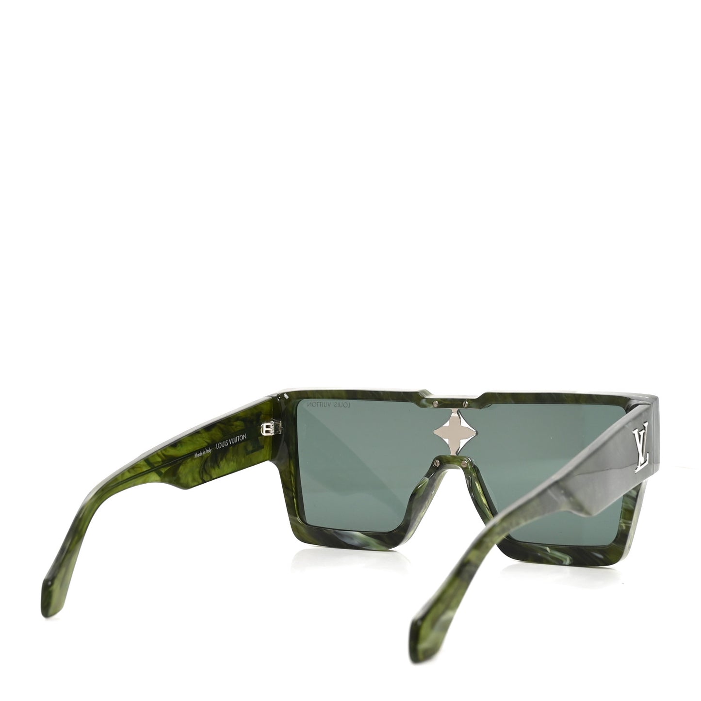 Acetate Marble Effect Swarovski Cyclone Sunglasses Z1552W Green