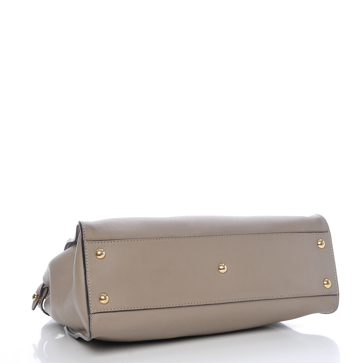 Fendi Vitello Seta Plexiglass Tortoise Medium Peekaboo Iconic Satchel Tortora 4 of 15
