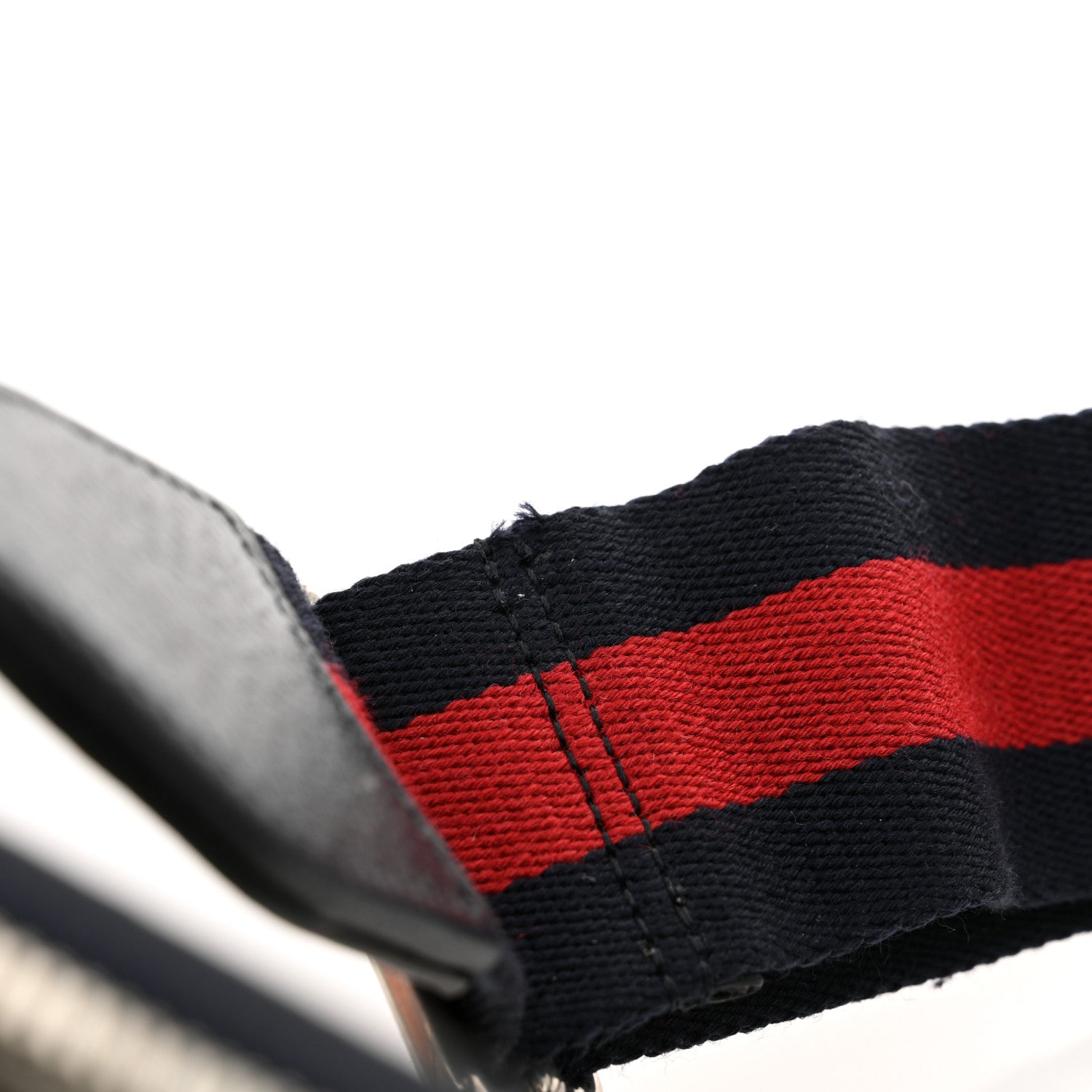 Gucci GG Supreme Monogram Textured Dollar Calfskin Web Small Ophidia GG Handbag Beige Blue 12 of 13