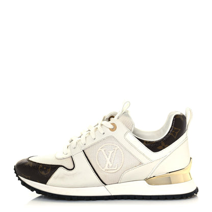 Louis Vuitton Calfskin Monogram Run Away Sneakers 40 White 1 of 10