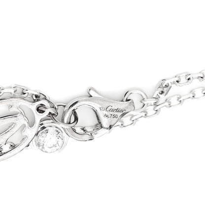 Cartier 18K White Gold Diamond XS D'Amour Bracelet 3 of 4