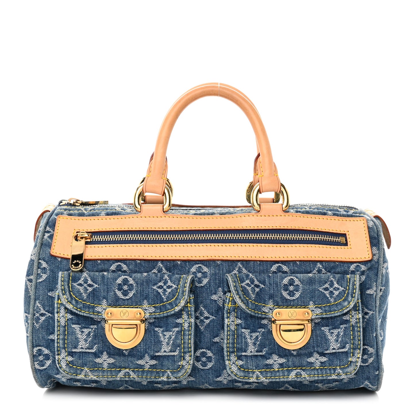 Monogram Denim Neo Speedy Blue