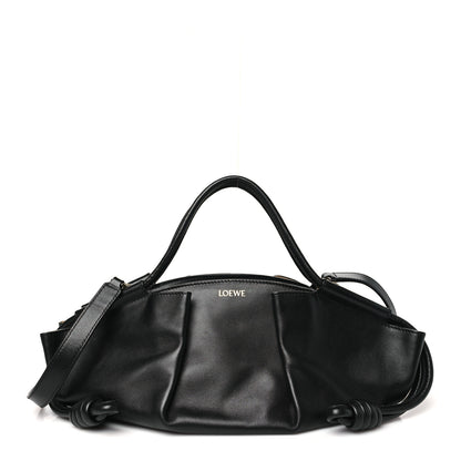 Loewe Shiny Nappa Calfskin Small Paseo Bag Black 1 of 9
