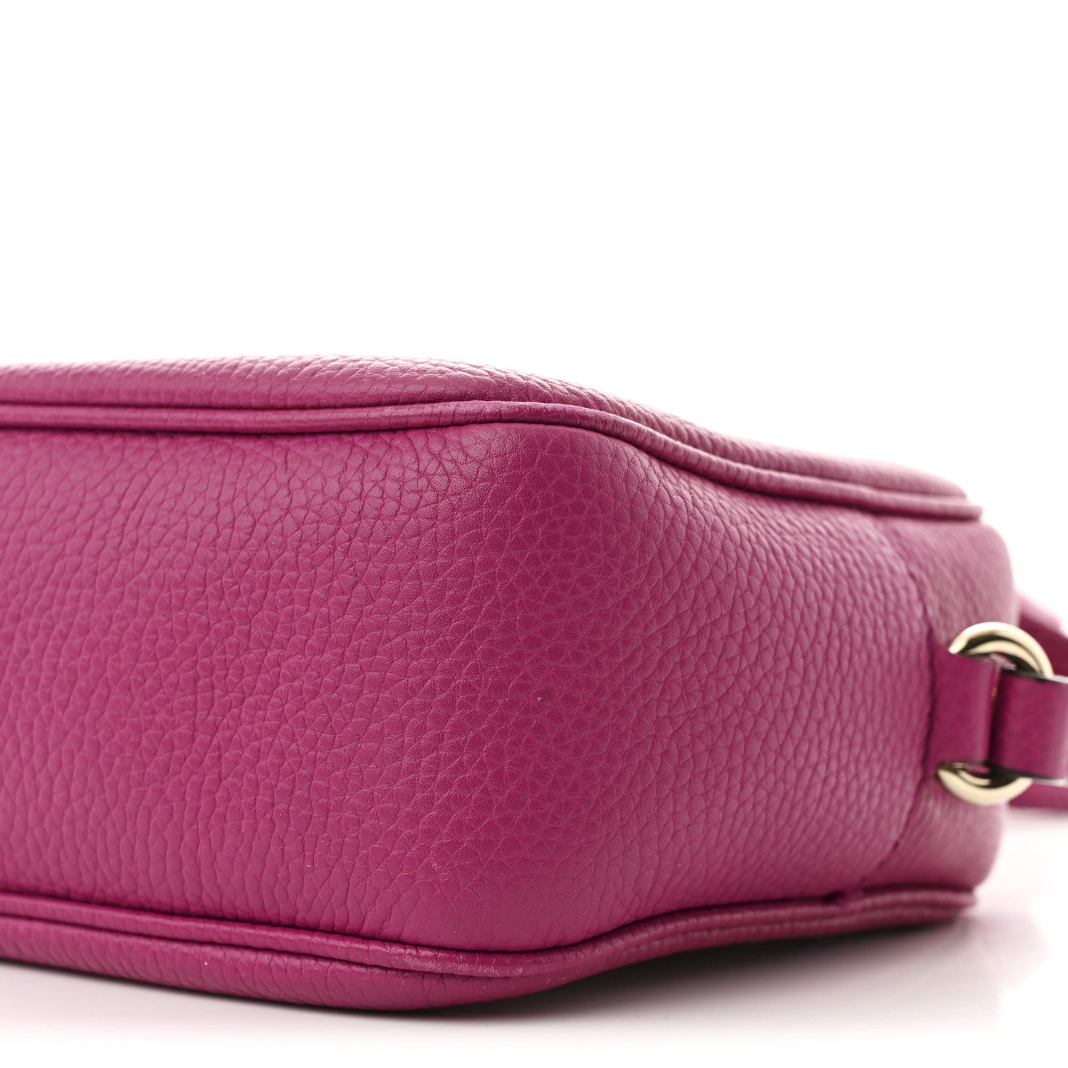 Gucci Pebbled Calfskin Small Soho Disco Bag Bright Bouganville 10 of 12