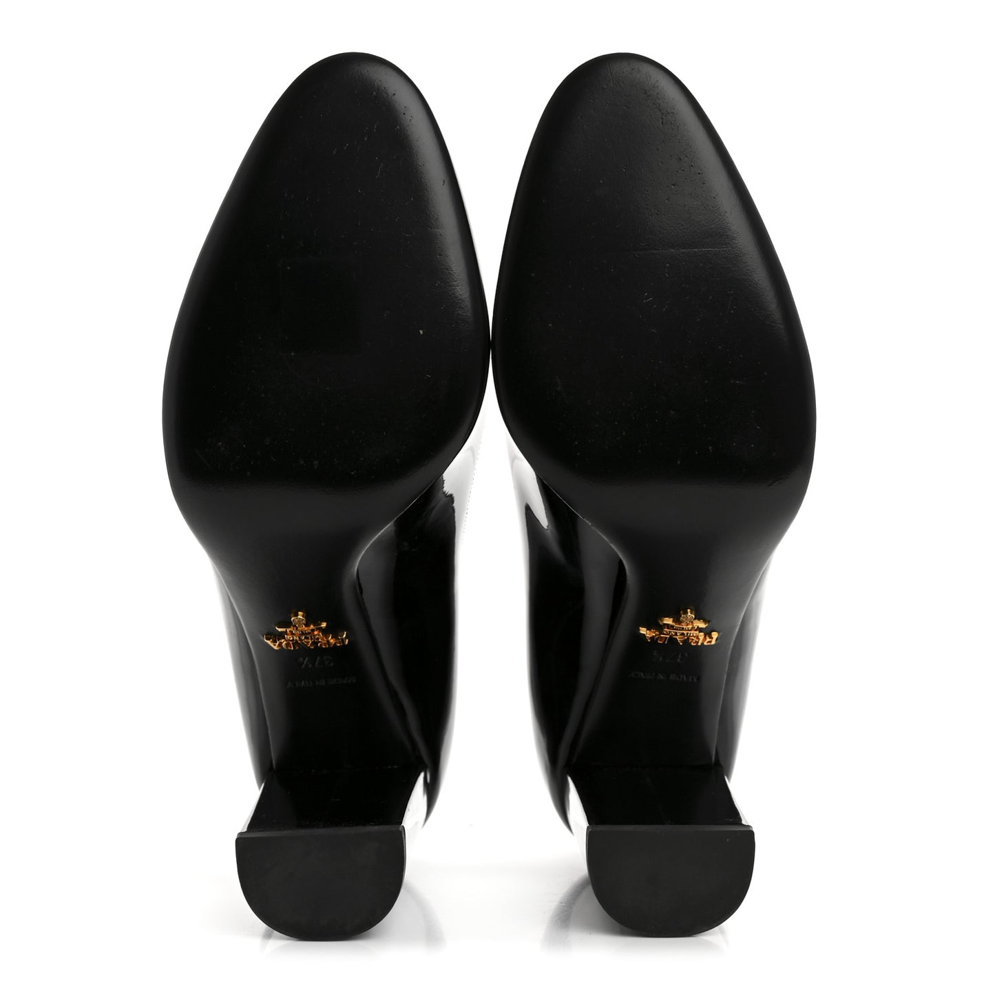 Vernice Block Heel 55mm Pumps 37.5 Black