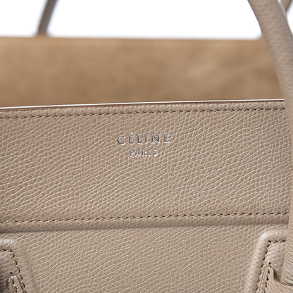 Celine Baby Grained Calfskin Medium Phantom Luggage Taupe 5 of 10