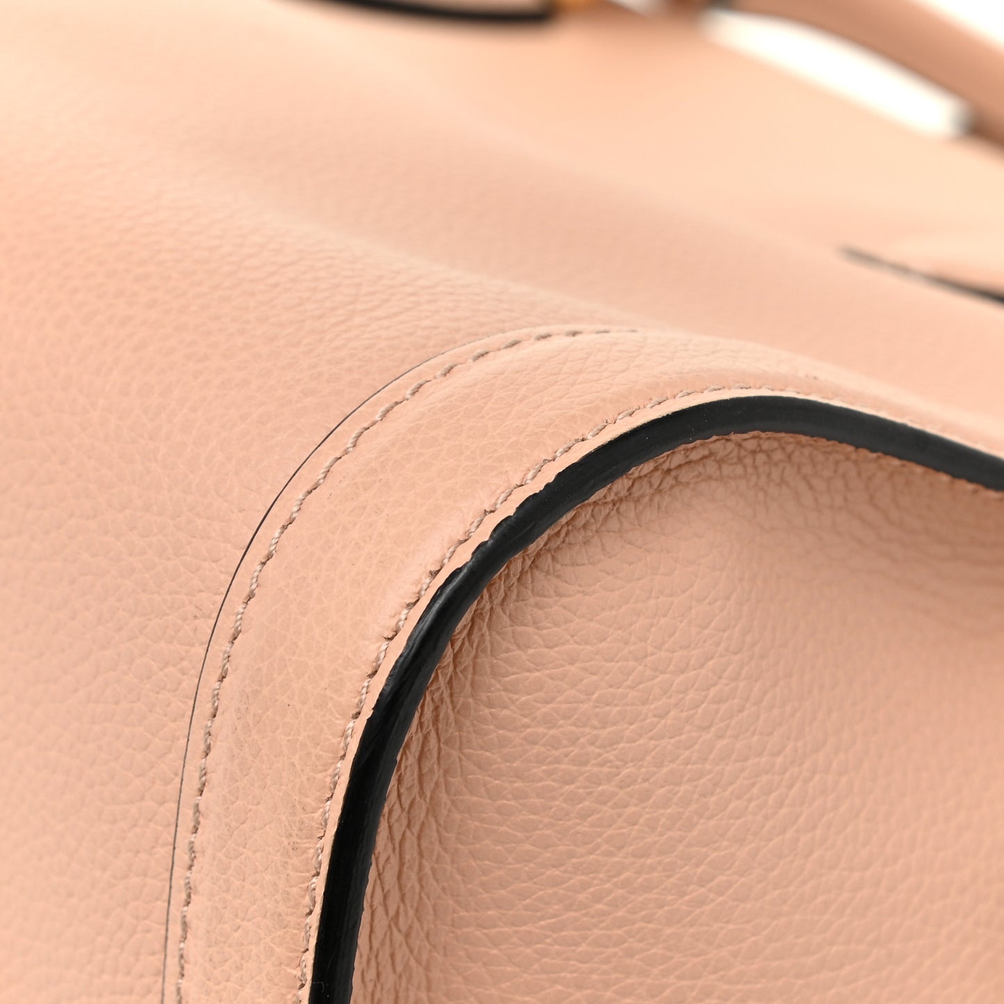 Pebbled Calfskin Small Skull Padlock Zip Around Tote Boudoir