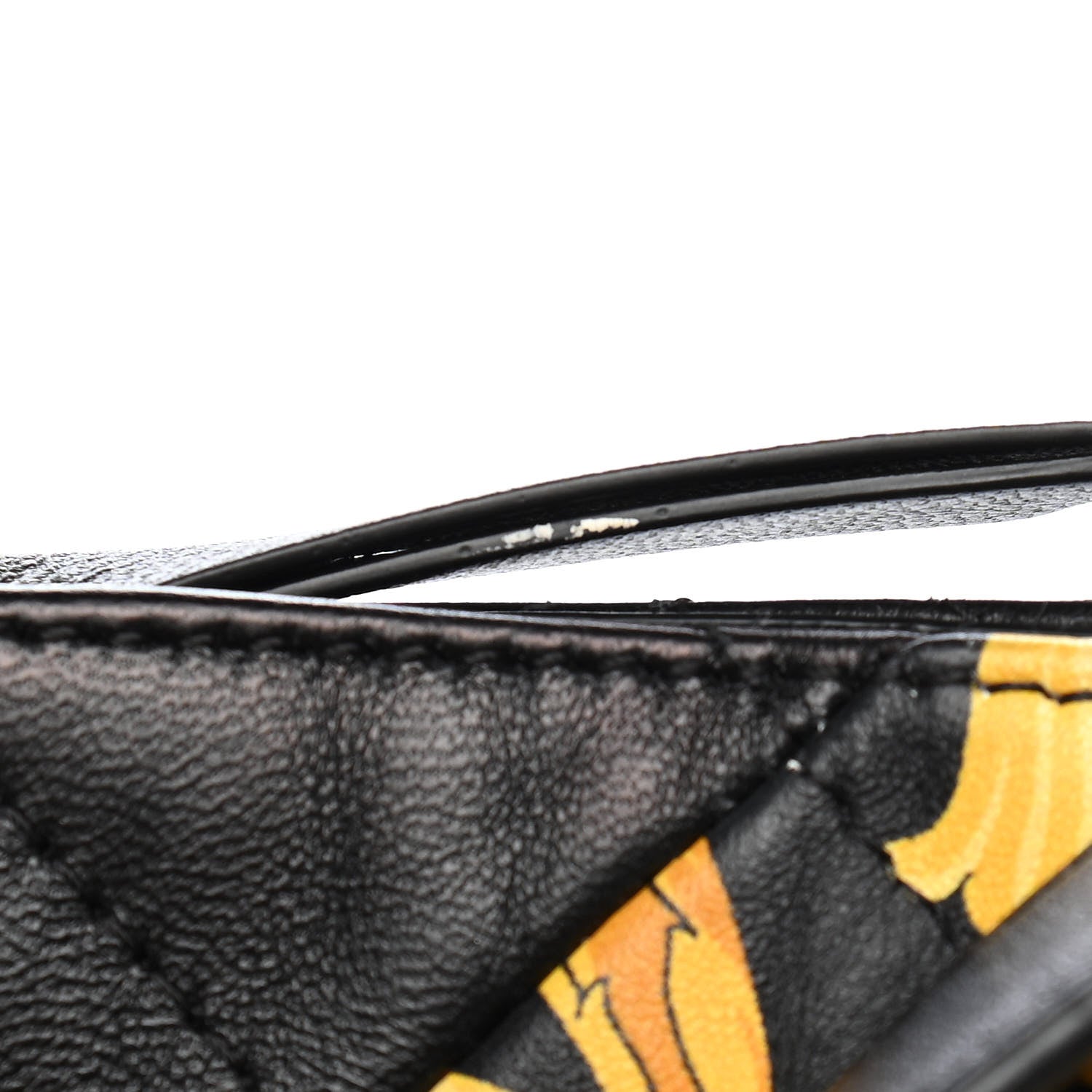 Versace Nappa Printed Barocco Shoulder Bag Black 7 of 9