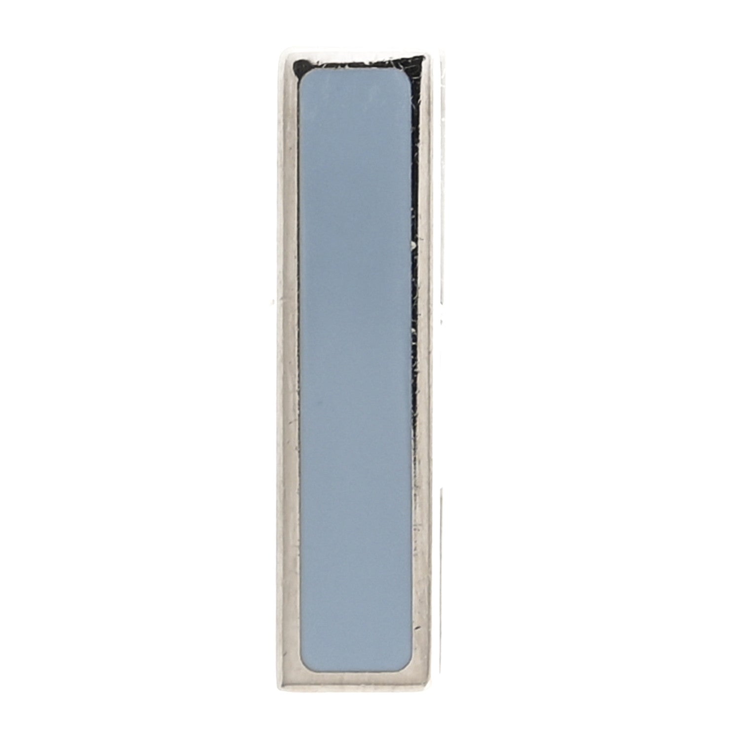 Hermes Palladium Habascule Single Earring Bleu Lin 1 of 5