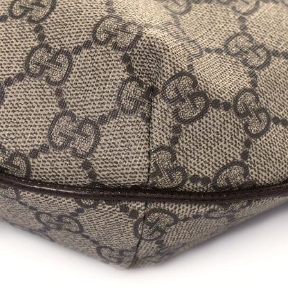 Gucci GG Supreme Monogram Web Small Ophidia Half Moon Hobo Brown 9 of 11