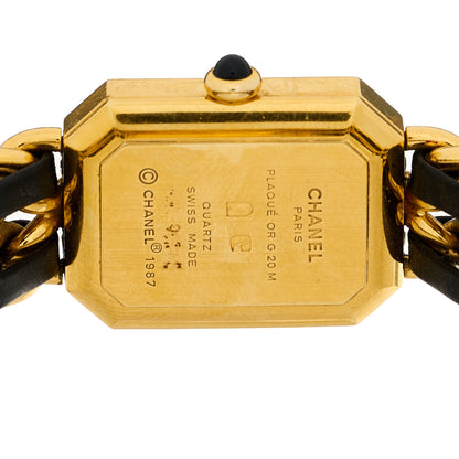 Chanel Stainless Steel Lambskin 20mm Chain Premiere Quartz Watch Gold XL 4 of 4
