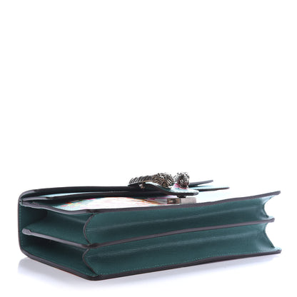 Gucci Calfskin Blooms Print Small Dionysus Shoulder Bag Bright Emerald Multicolor 4 of 11