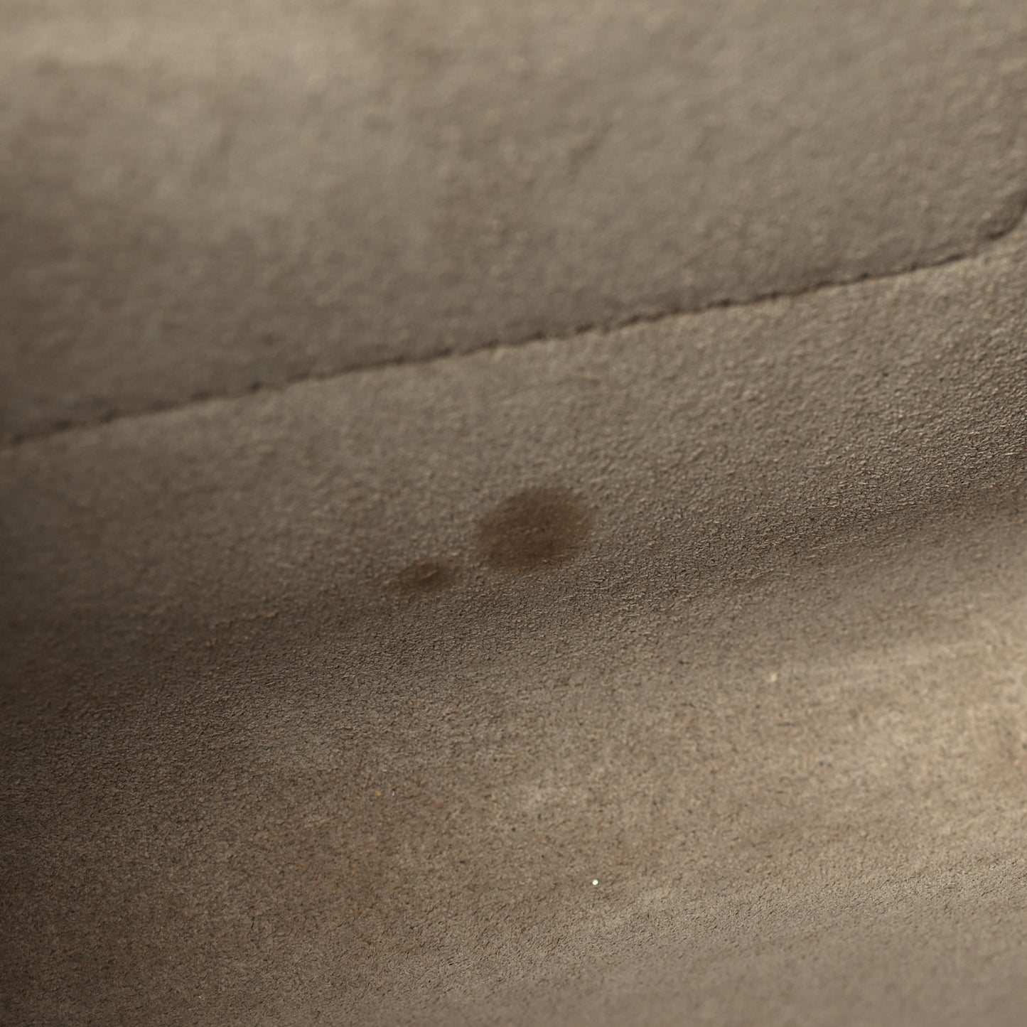 Suede Calfskin Small Faye Shoulder Bag Motty Grey