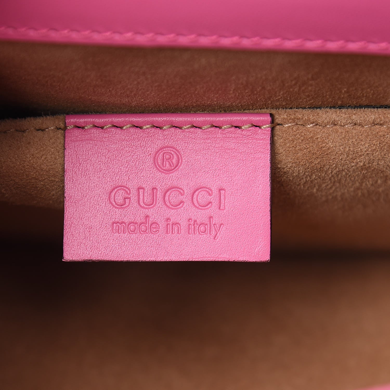Gucci Vitello Fontanella Web Mini Sylvie Chain Shoulder Bag Pink Tropical Flower 7 of 13