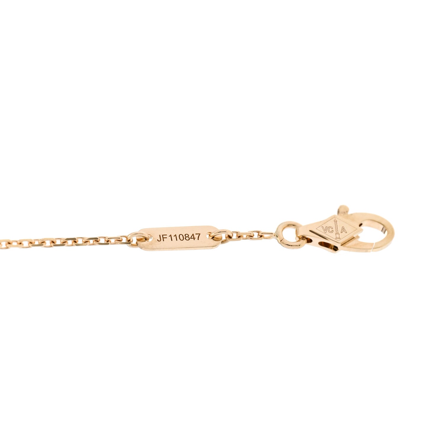 Van Cleef & Arpels 18K Yellow Gold Diamond Mini Frivole Bracelet 4 of 5