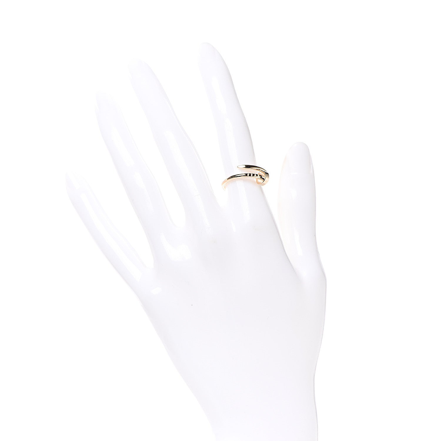 Cartier 18K Yellow Gold Small Juste Un Clou Ring 51 5.75 2 of 7