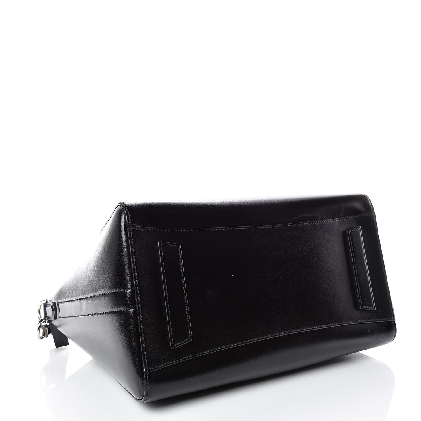 Shiny Lord Calfskin Medium Antigona Black