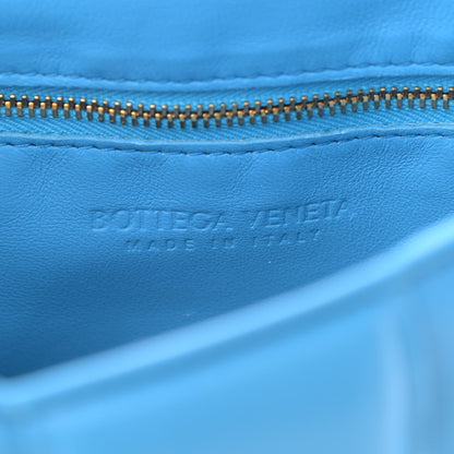 Bottega Veneta Lambskin Maxi Intreccio Padded Chain Cassette Crossbody Bag Swimming Pool 5 of 9