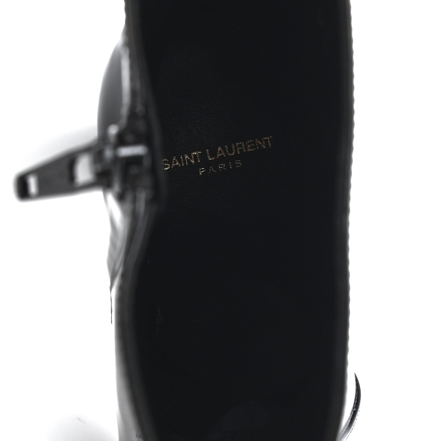 Saint Laurent Vitello Marilyn Betty 70 Ankle Zip Boots 41 Black 8 of 10