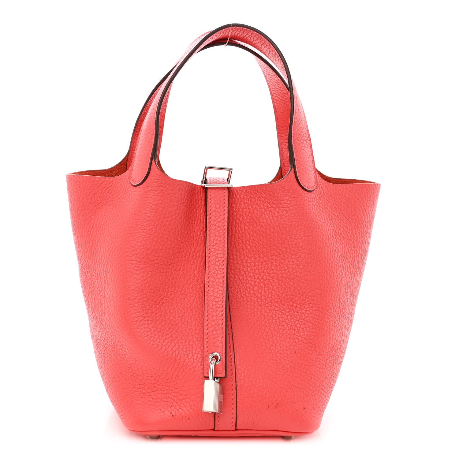 Hermes Taurillon Clemence Picotin Lock 18 PM Rose Jaipur 1 of 10