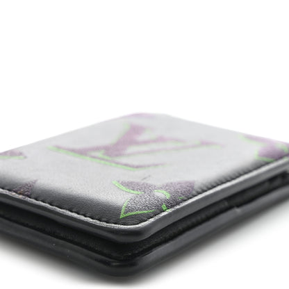 Louis Vuitton Calfskin Monogram Spotlight Pocket Organizer Black Multicolor 8 of 12