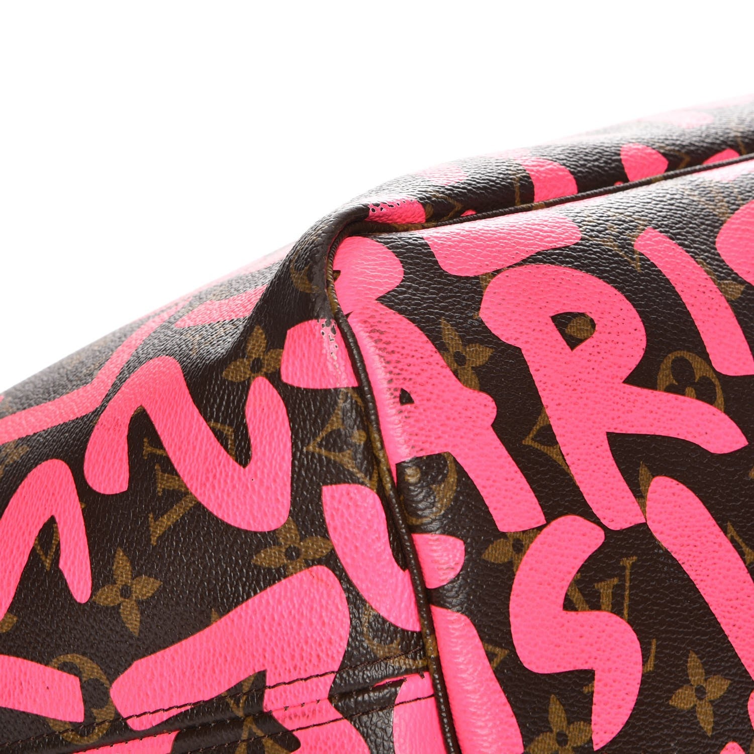 Louis Vuitton Monogram Graffiti Neverfull GM Fuchsia 10 of 13
