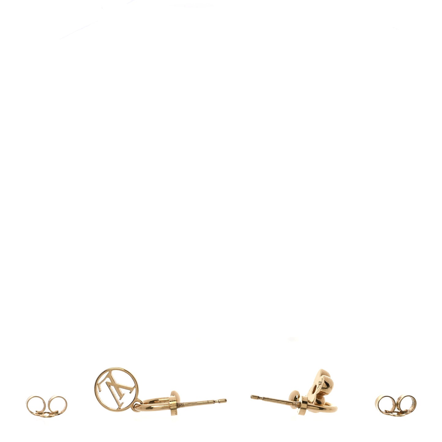 Brass Blooming Earrings Gold