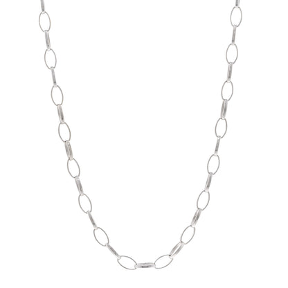 Jennifer Meyer 18K White Gold Medium Edith Link Necklace 1 of 5