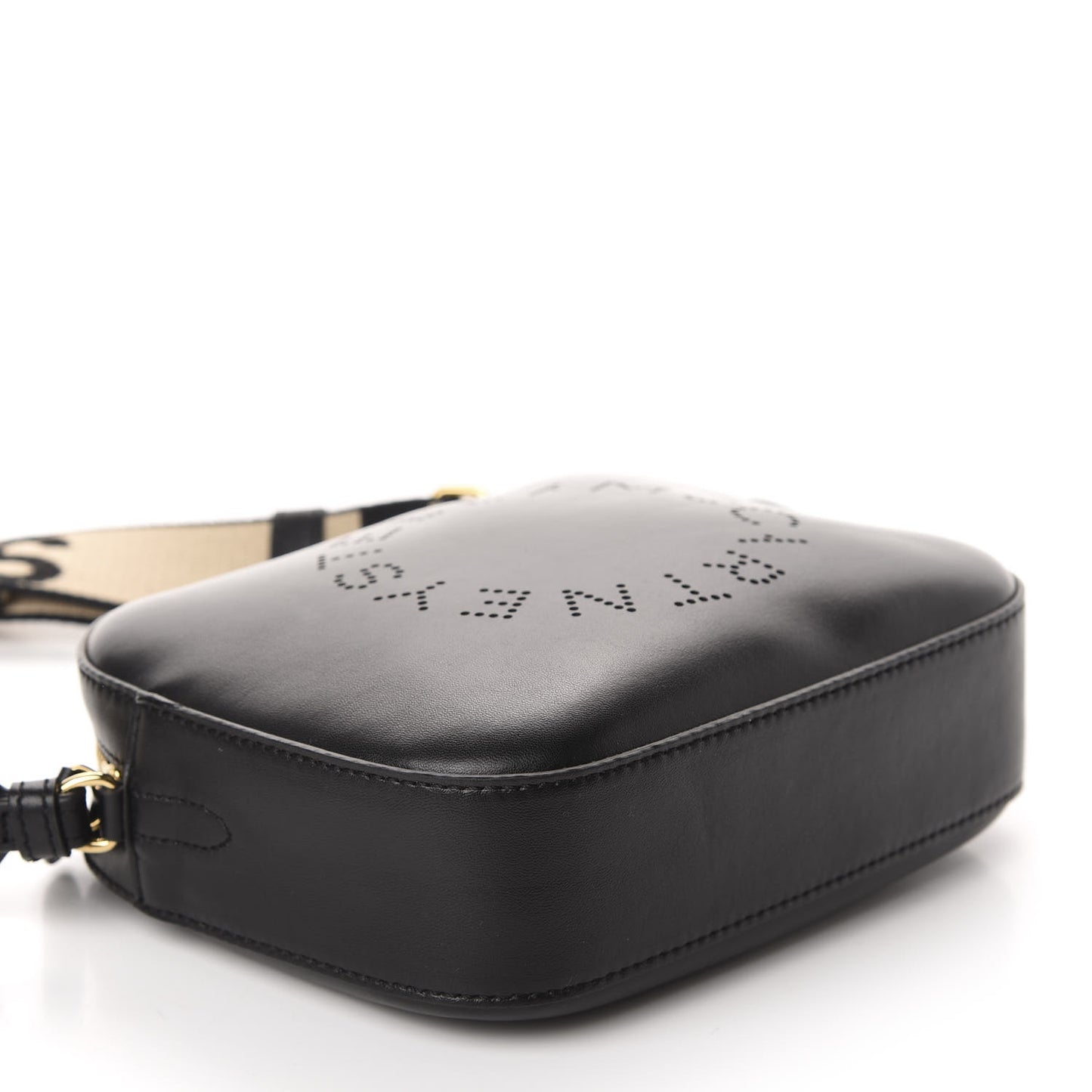Eco Alter Nappa Perforated Logo Mini Bag Black